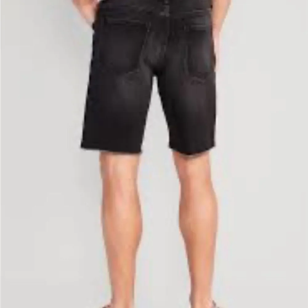 Old Navy Faded Black Jean Shorts Distressed Style - Picture 11 of 11